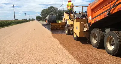 New asphalt construction